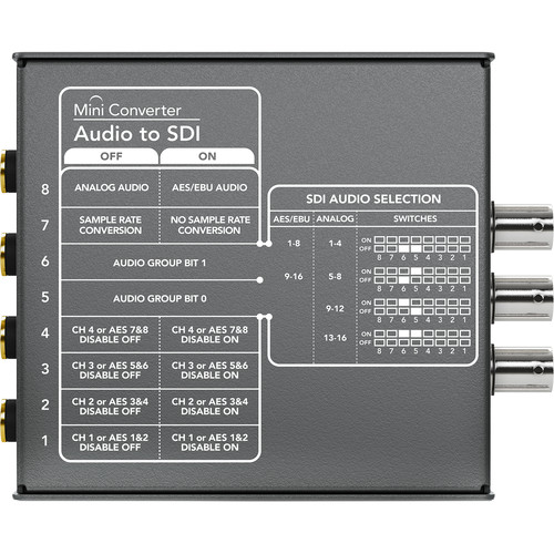  Blackmagic Mini Converter - Audio to SDI